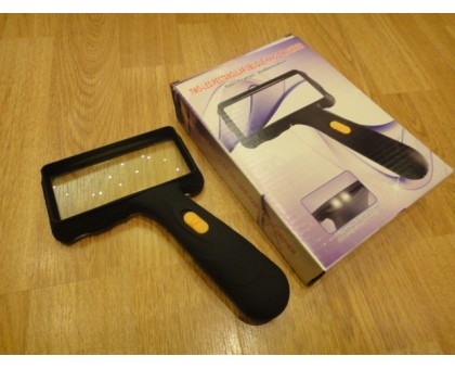 Лупа с подсветкой MAGNIFIER 84026A (2x)