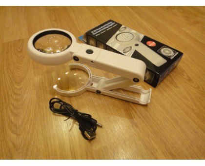 Лупа настольная с подсветкой MAGNIFIER FS55RC (7x)
