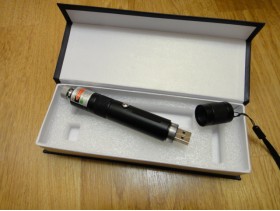 Лазерная USB указка зелёная LG-13 (1000)