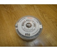 Пульки ЛЮМАН DOMED LIGHT PELLETS (650x0.45), тупоконечные - HQ