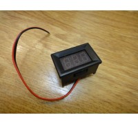 Вольтметр 27014-R-mini (до 30V) - красный