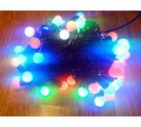 Светодиодная гирлянда 100 LED (глянцевые шарики)