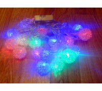 Светодиодная гирлянда 20 LED (металлический шарик - большой)