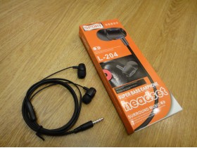 Наушники EARPHONE BASS L-204