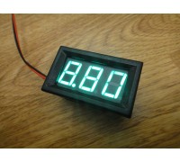 Вольтметр 27014-G (4.5 - 30V) - зелёный