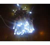 Уличная светодиодная гирлянда 100 LED (10м) - холодный белый