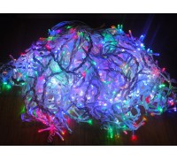 Уличная светодиодная гирлянда для фасадов БАХРОМА (25м x 0.6м) - RGB