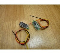 Вольтметр №028 (до 100V) - красный