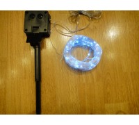 Уличная светодиодная гирлянда 200 LED на солнечных батареях (20м) - холодный белый