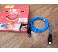 Кабель HOCO X21 PLUS USB - microUSB (1.0 м, синий)