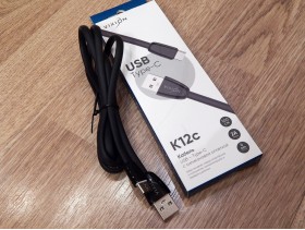 Кабель VIXION K12c USB - TYPE-C (1.0 м, чёрный)