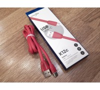 Кабель VIXION K12c USB - TYPE-C (1.0 м, красный)