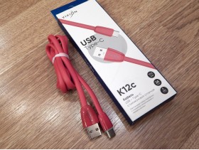 Кабель VIXION K12c USB - TYPE-C (1.0 м, красный)