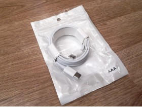 Кабель TYPE-C - TYPE-C (2.0 м, белый, AAA)