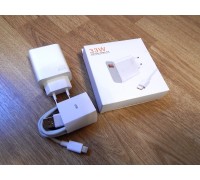 Сетевое зарядное устройство XIAOMI (33 Вт, выход - USB, со шнуром)