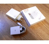 Сетевое зарядное устройство XIAOMI (67 Вт, выход - USB, со шнуром)