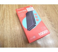 Внешний аккумулятор BOROFONE BJ3 MINIMALIST 10000 mAh (чёрный)