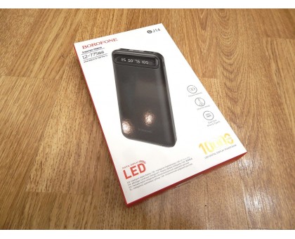 Внешний аккумулятор BOROFONE BJ14 FREEWAY 10000 mAh (чёрный)