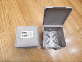 Коробка распаячная открытого монтажа NAVIGATOR NSS-DB-80-80-50-7-GR