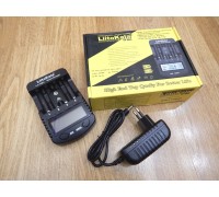 Зарядное устройство от USB с индикатором заряда и тестером ёмкости LIITOKALA LII-ND4 (на 4 шт)