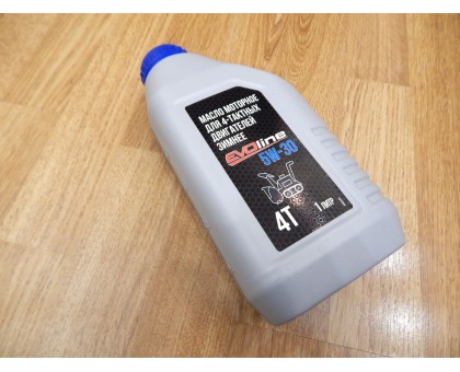 Масло EVOline SAE-5W-30 API SN/CF (для 4-х тактных двигателей, 1 литр)