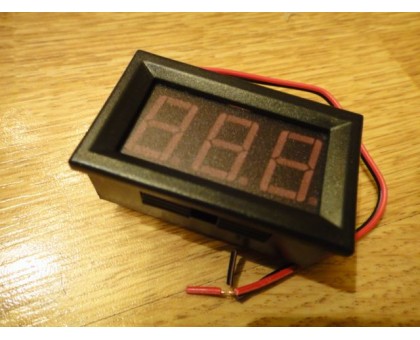 Вольтметр 27014-B (4.5V - 30V) - синий