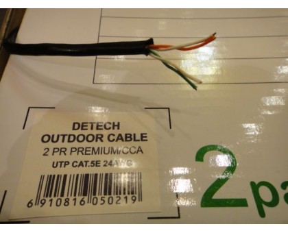 Витая пара UTP CAT5E PREMIUM (2 пары) - внешняя