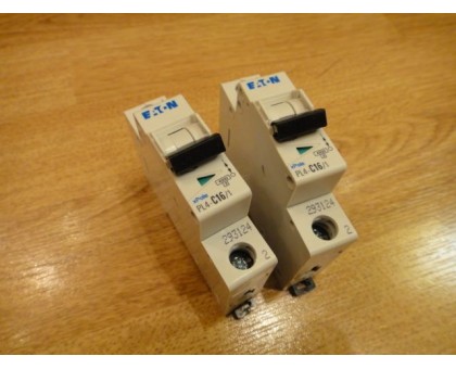 Автоматический выключатель EATON - 16А (1П)