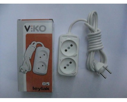 Удлинитель VIKO 2гнезда / 2метра