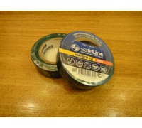 Изолента SAFELINE (15мм x 10м) - зелёная