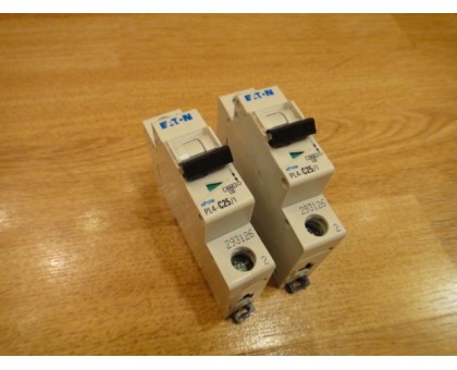 Автоматический выключатель EATON - 25А (1П)