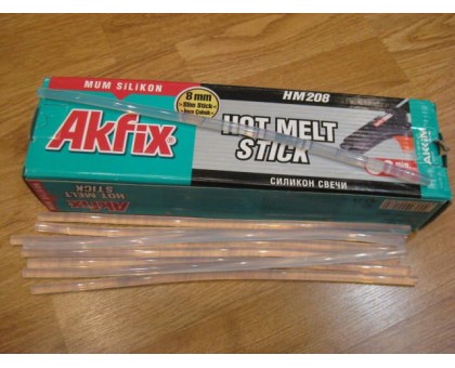Силиконовые стержни AKFIX HM-208 (1 кг) - тонкие